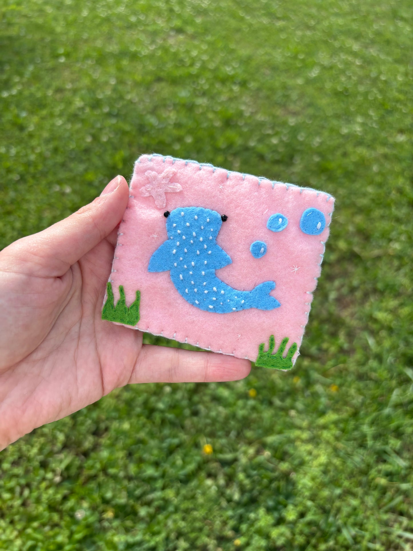 Hand-made Felt Card Holder