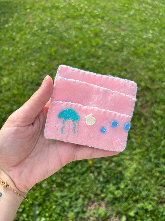 Hand-made Felt Card Holder
