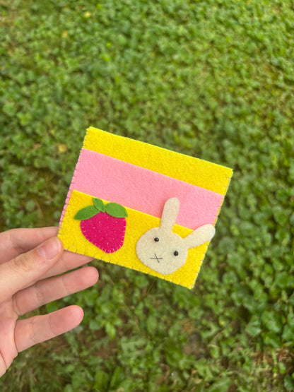 Hand-made Felt Card Holder